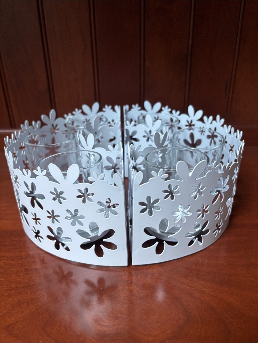 PartyLite "Blumenmeer" or "Blossom" decorative candle holder set - Picture 7 of 11